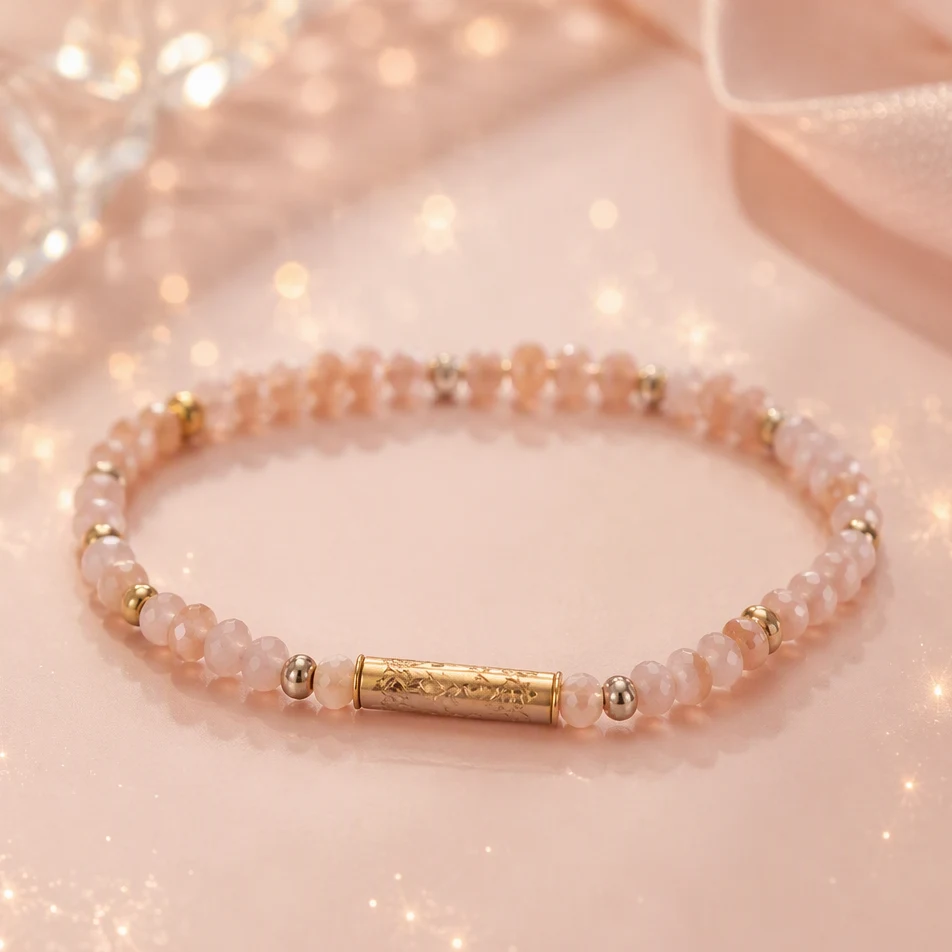 Auvielle Golden Luck Bead Bracelet