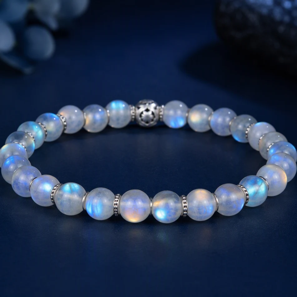 Auvielle Moonstone Bead Bracelet